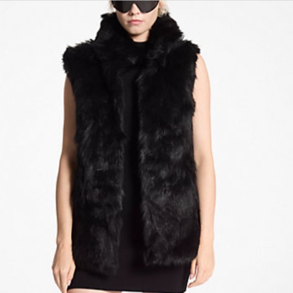 MICHAEL Michael KORS Faux Fur Vest - Picture 1 of 5